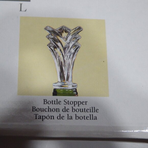 Fifth Avenue “Portico” Poland Crystal 6 Piece Wine Accessory Set w/Original Box - Picture 4 of 16